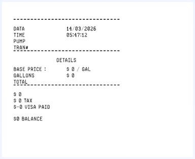 Fuel Receipt