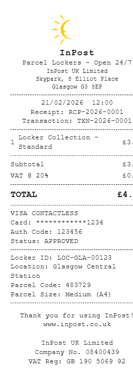 Inpost Receipt