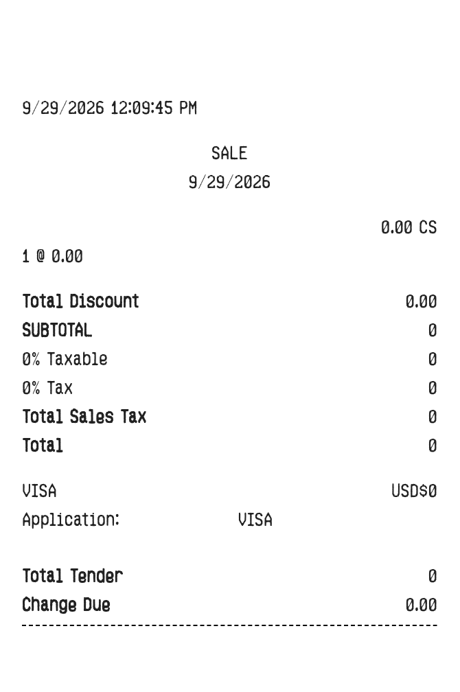 Big Lots Receipt — example receipt