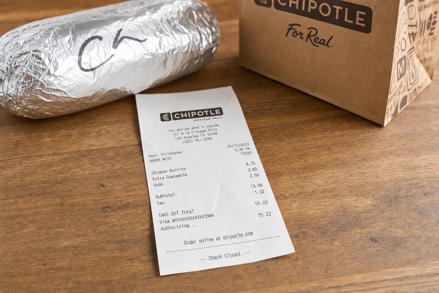 Chipotle Receipt: How to Get, Reprint & Use Chipotle Order Receipts