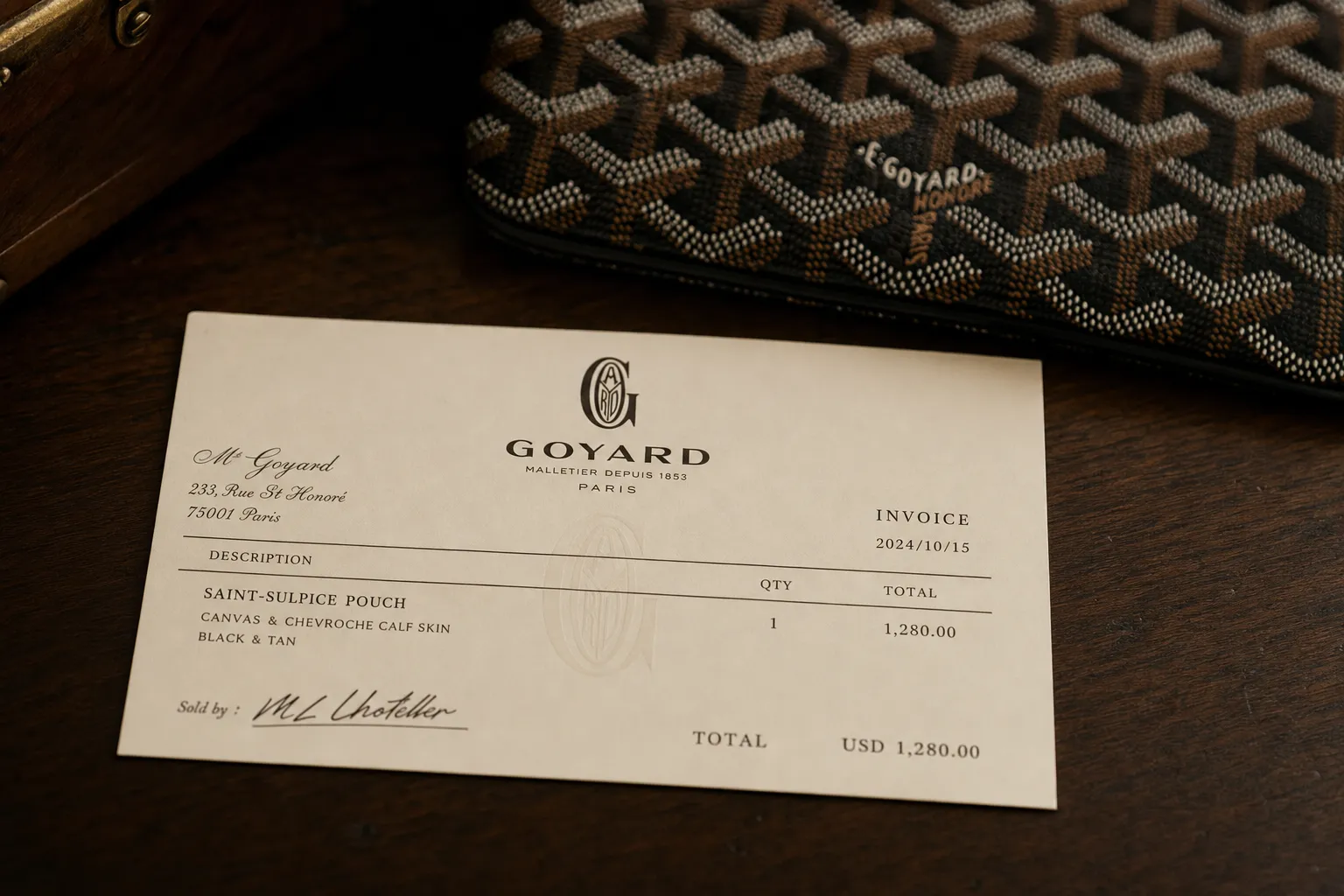 Goyard Receipt: How to Get, Replace & Authenticate Goyard Invoices