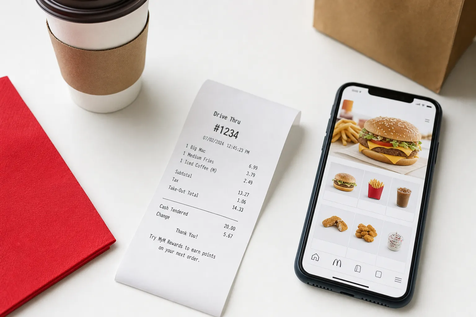 McDonalds Receipt: Get, Reprint & Use the Survey Code for Free Food